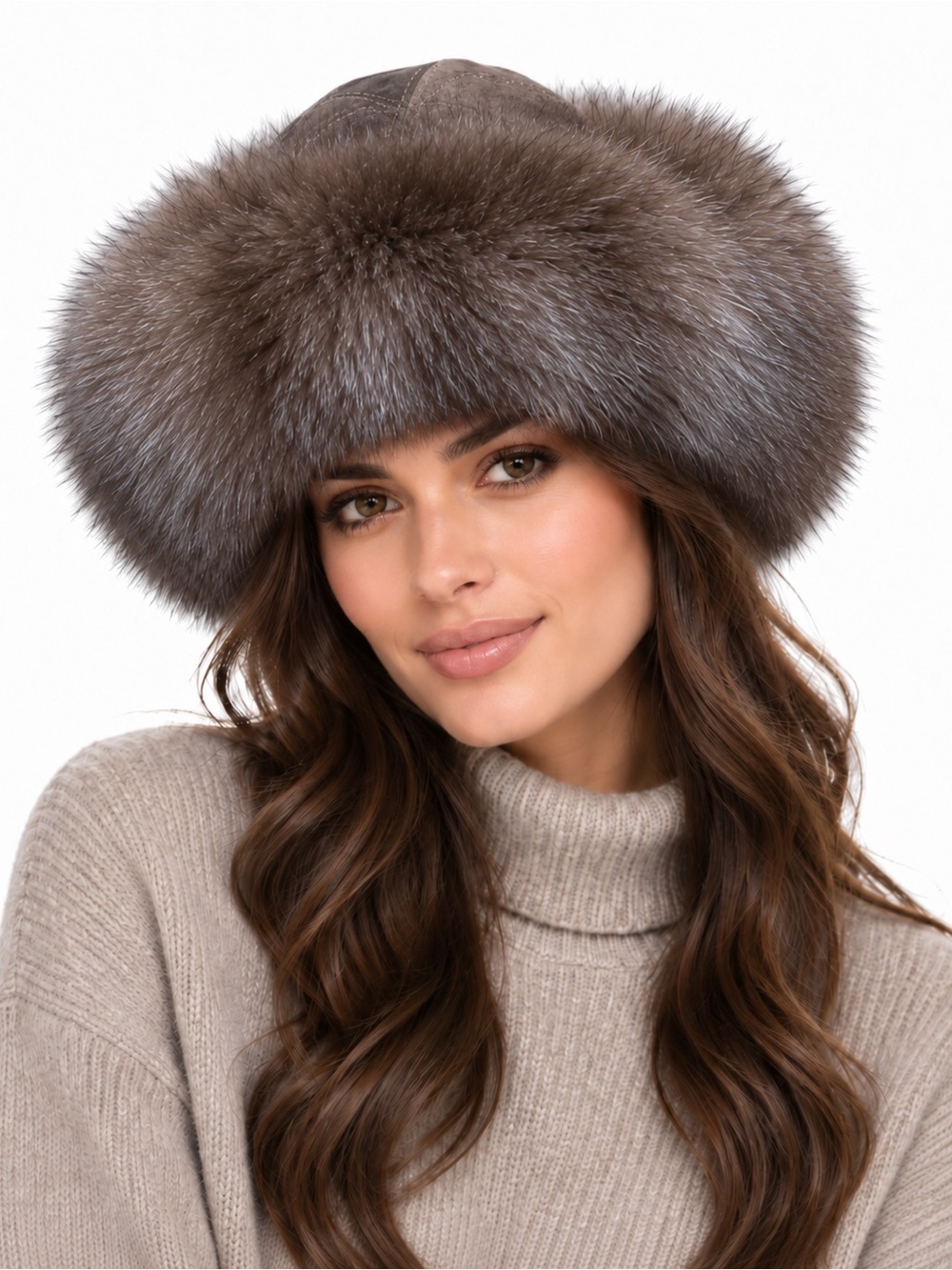 Fur and Leather Hat